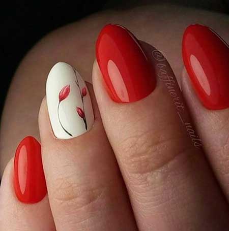 Redred, Manicures, Art, Lips Red Lips, Heart Nail, One 
