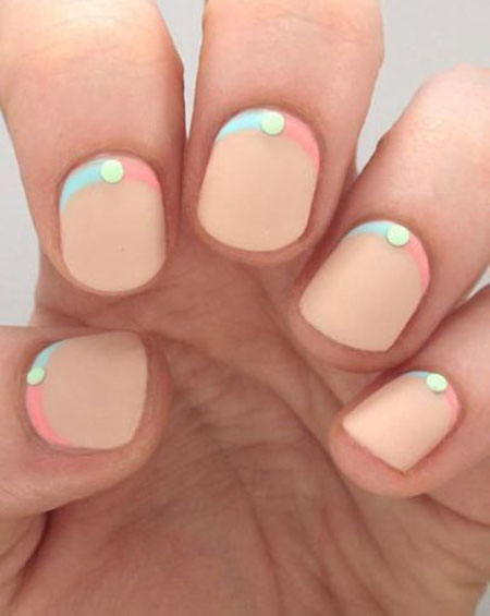 Short Manicure Chic Spring