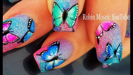 Cute Butterfly Nails, Spring Butterfly Trends Gorgeous