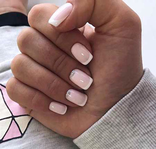 Permanent French Acrylic Nails